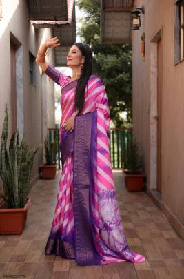 Premium Quality Dola Soft Silk Saree in Purple