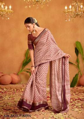 Soft Cotton with Jacquard Border Saree in Maroon